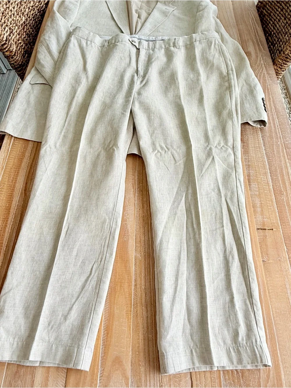 100% Lined Linen Suit